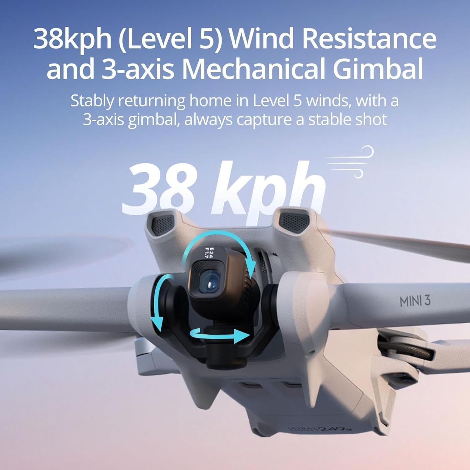 طائرة DJI Mini 3 مجددة ومستعمل - مراجعة Drone Gimbal 3 Axis وسعره