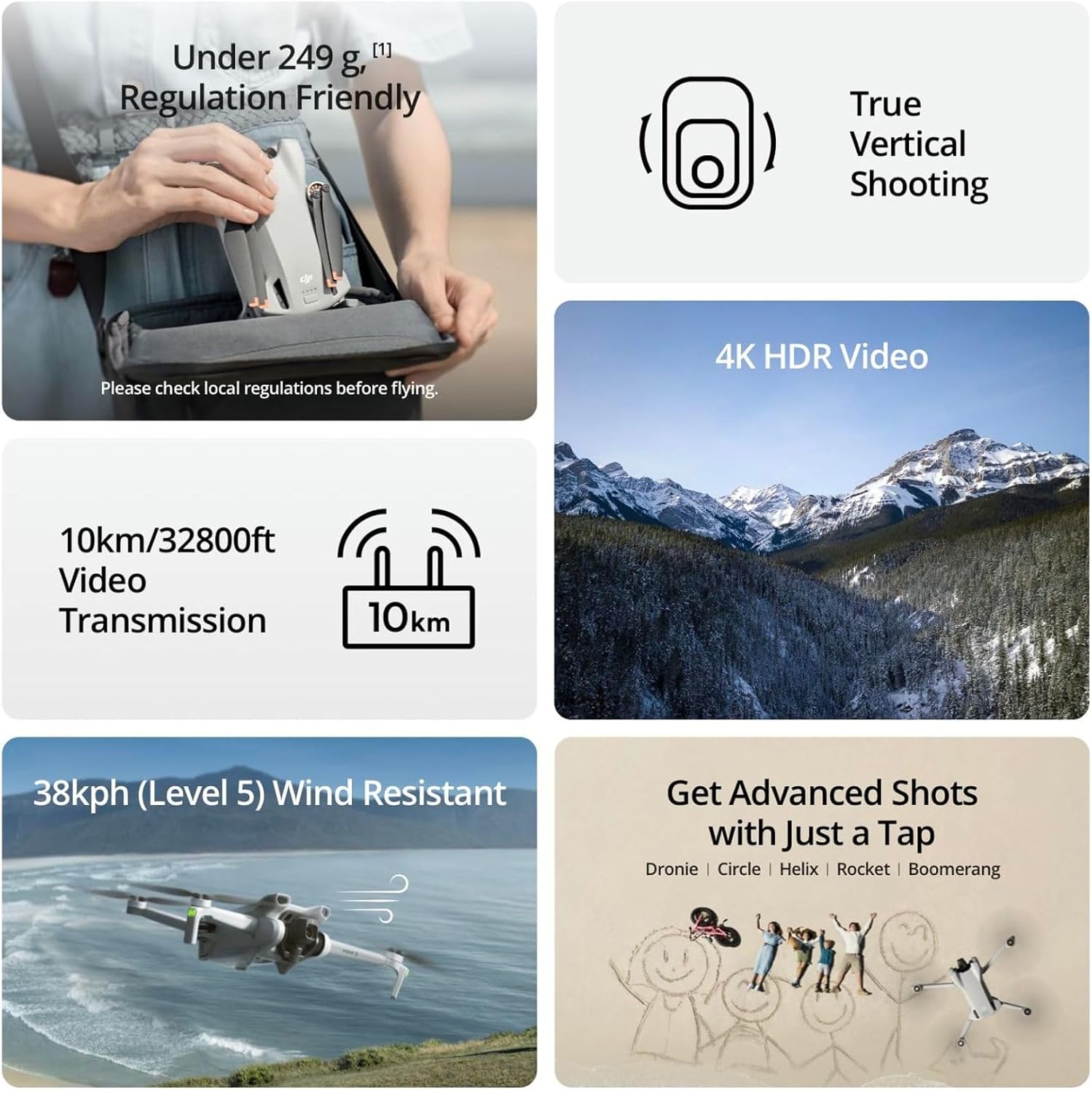 طائرة DJI Mini 3 مجددة ومستعمل - مراجعة Drone Gimbal 3 Axis وسعره